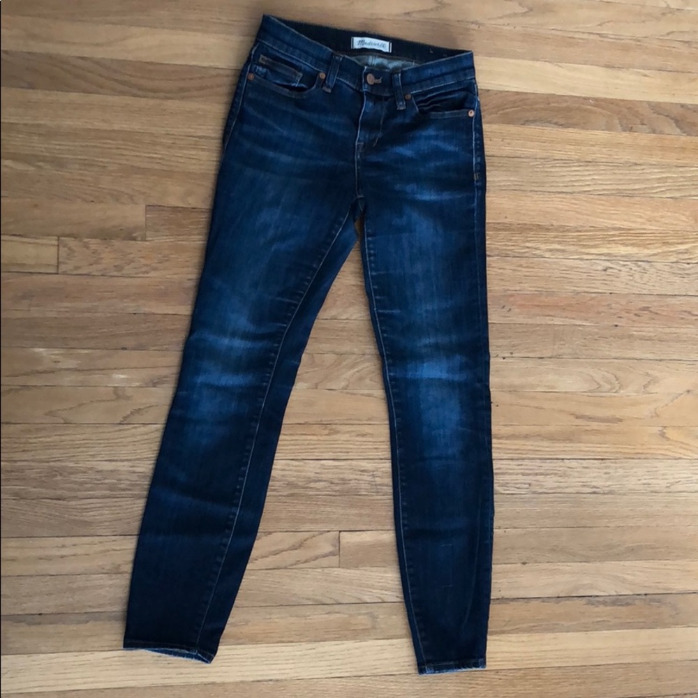 Madewell Dark Blue Skinny Jeans Size 25